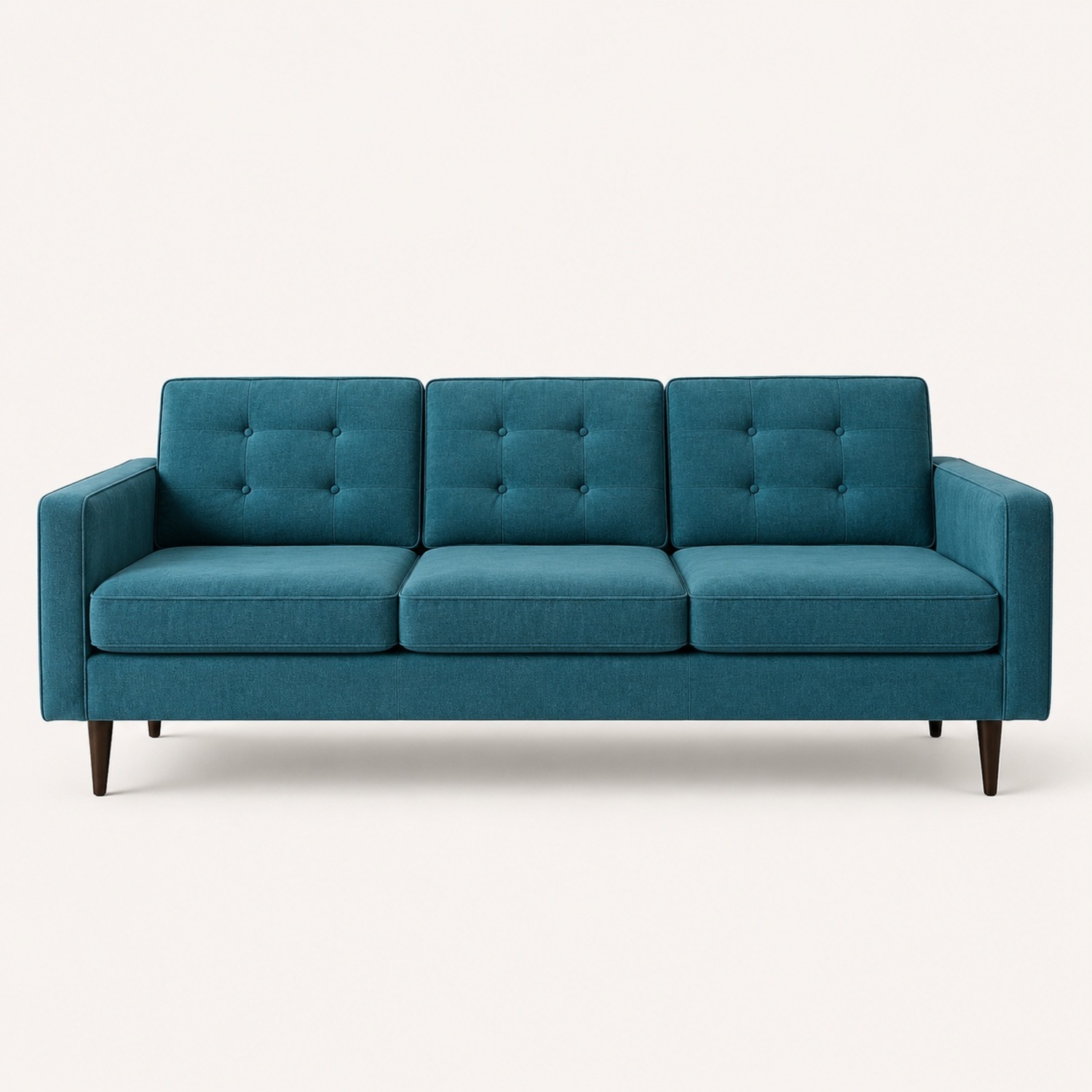 West Elm Teal 3+ Seater Sofa - image-4