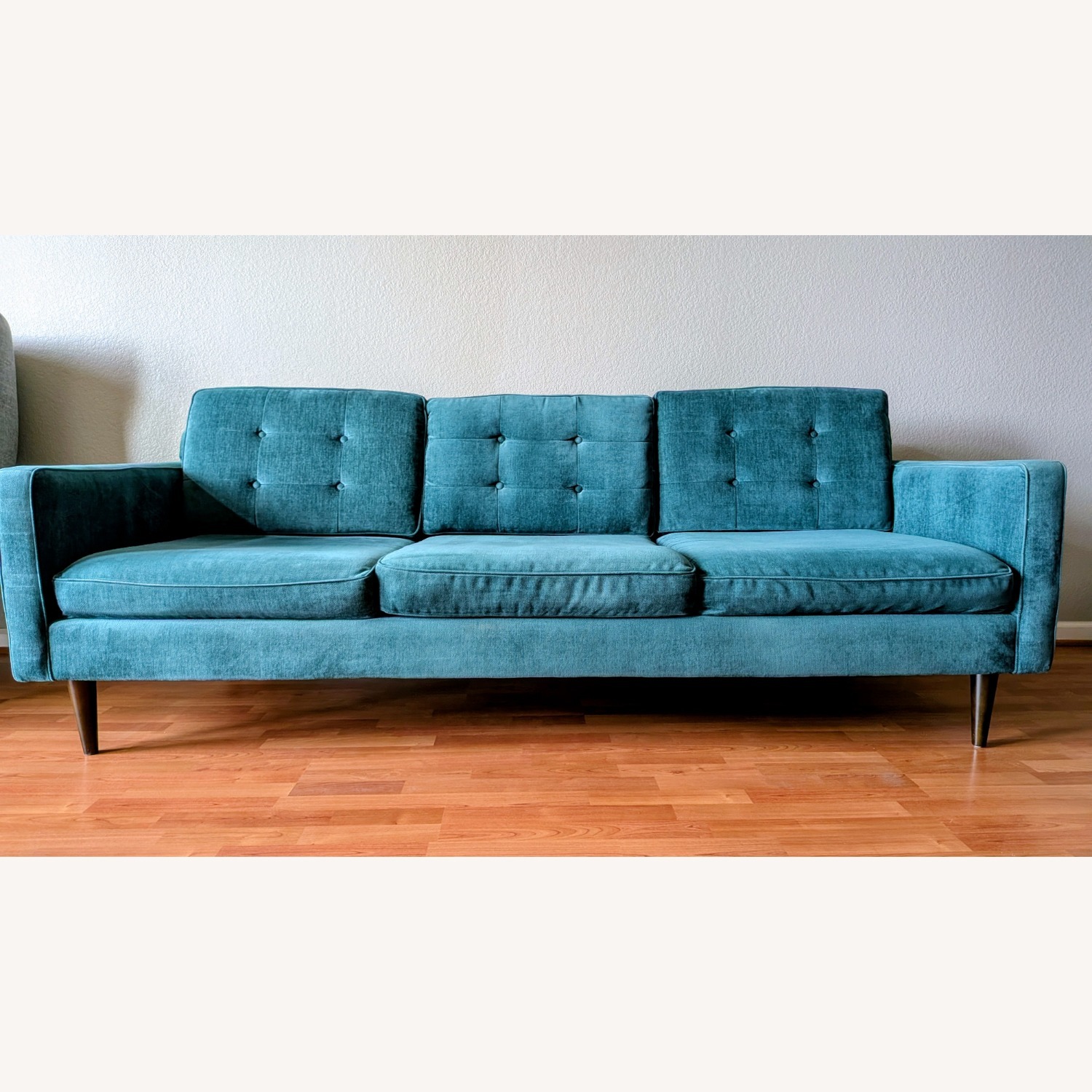 West Elm Teal 3+ Seater Sofa - image-2