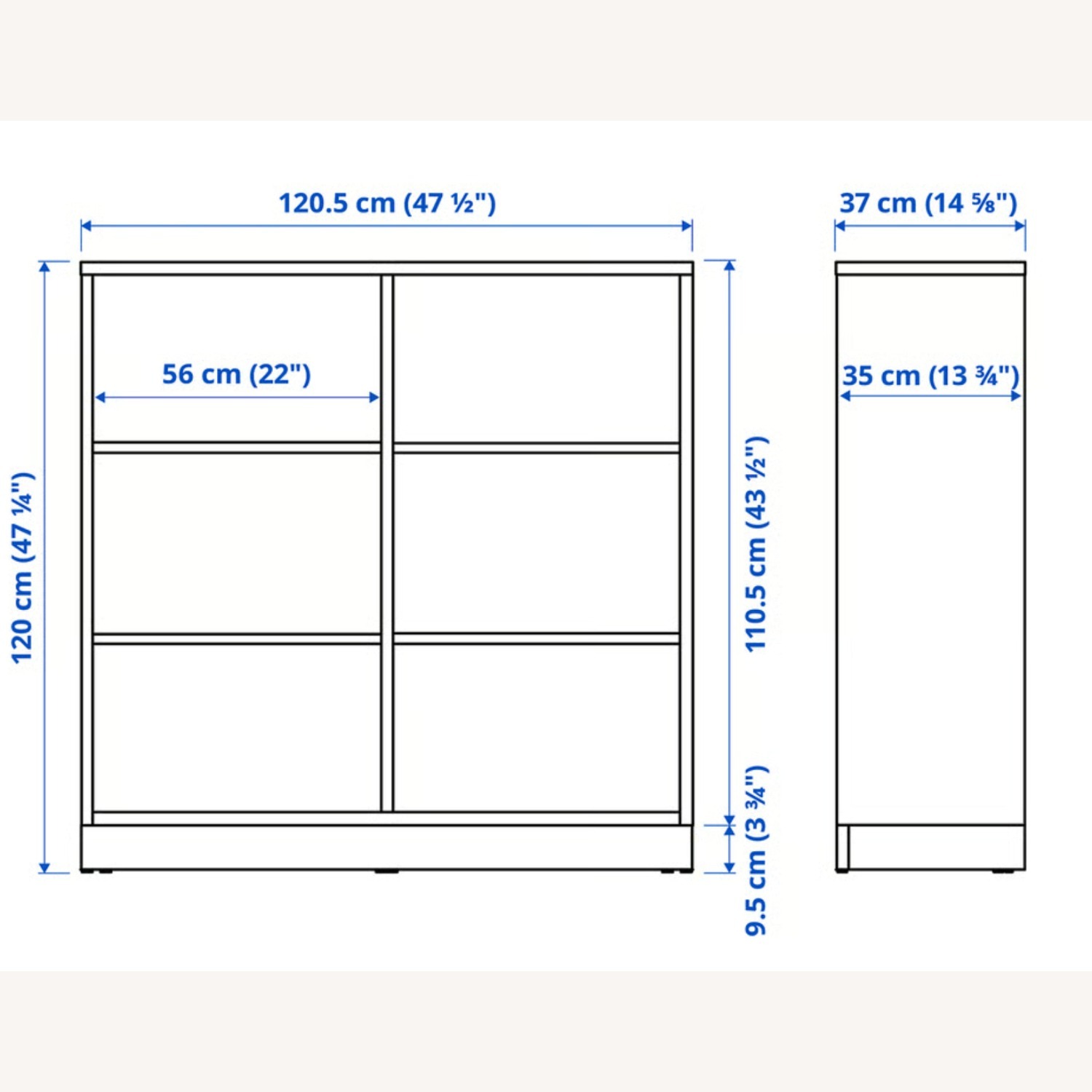 IKEA Tonstad Shelving Unit - image-6