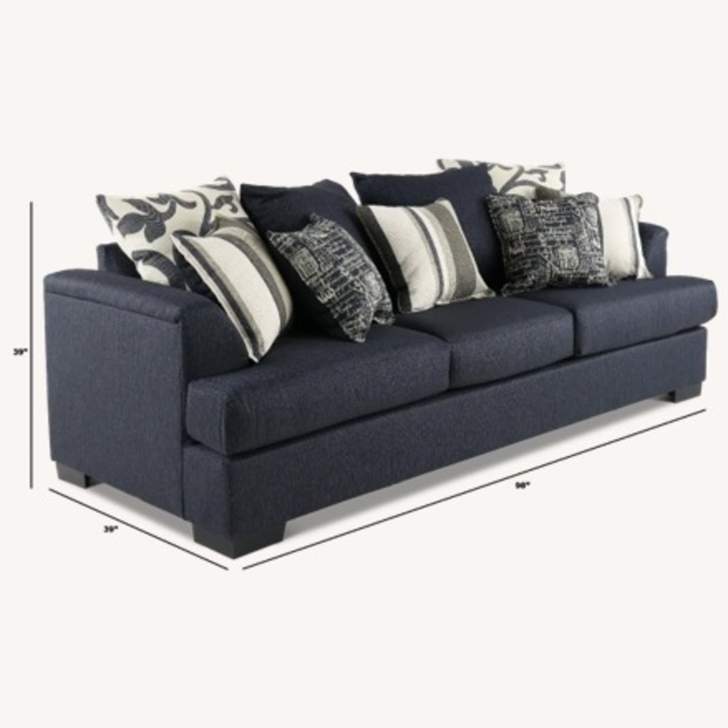 Passport Blue Sofa - image-3