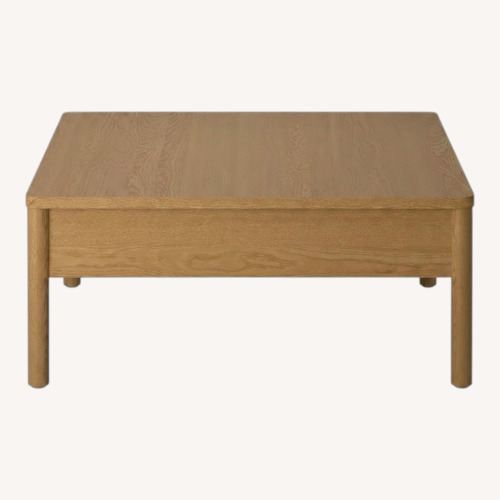 Used IKEA Tonstad Natural Wood Coffee Table for sale on AptDeco
