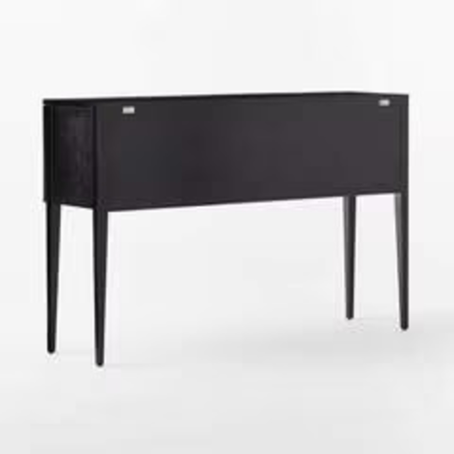 CB2 Chelsea Leather Woven Credenza - image-3
