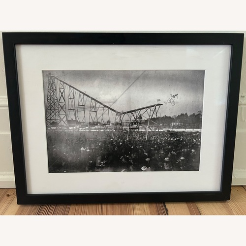 Used Early 20th Century Bicycle Circus Framed Photo for sale on AptDeco
