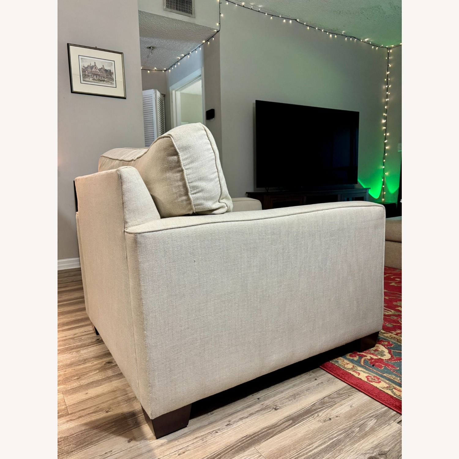Pottery Barn Natural PB Comfort Square Arm Chair - image-2