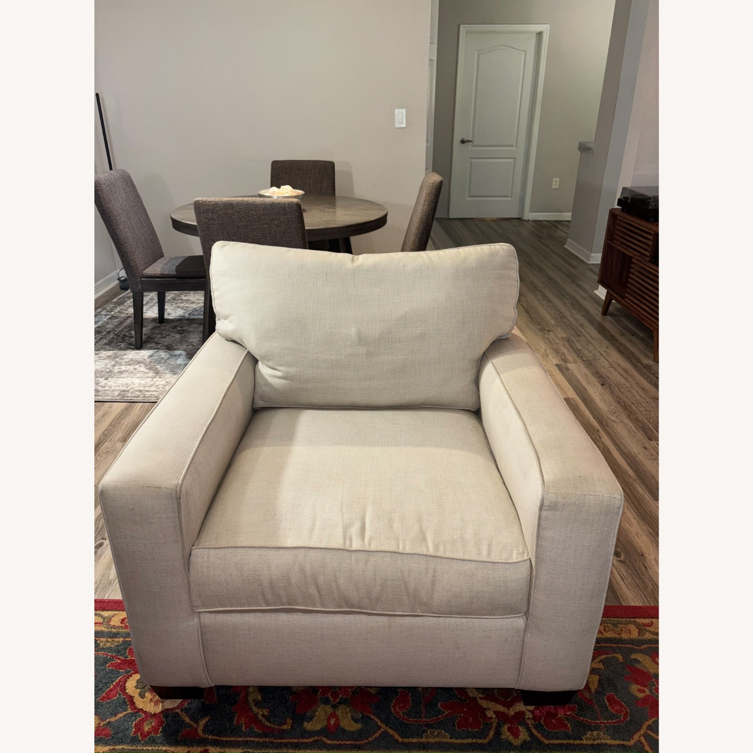 Pottery Barn Natural PB Comfort Square Arm Chair - image-1