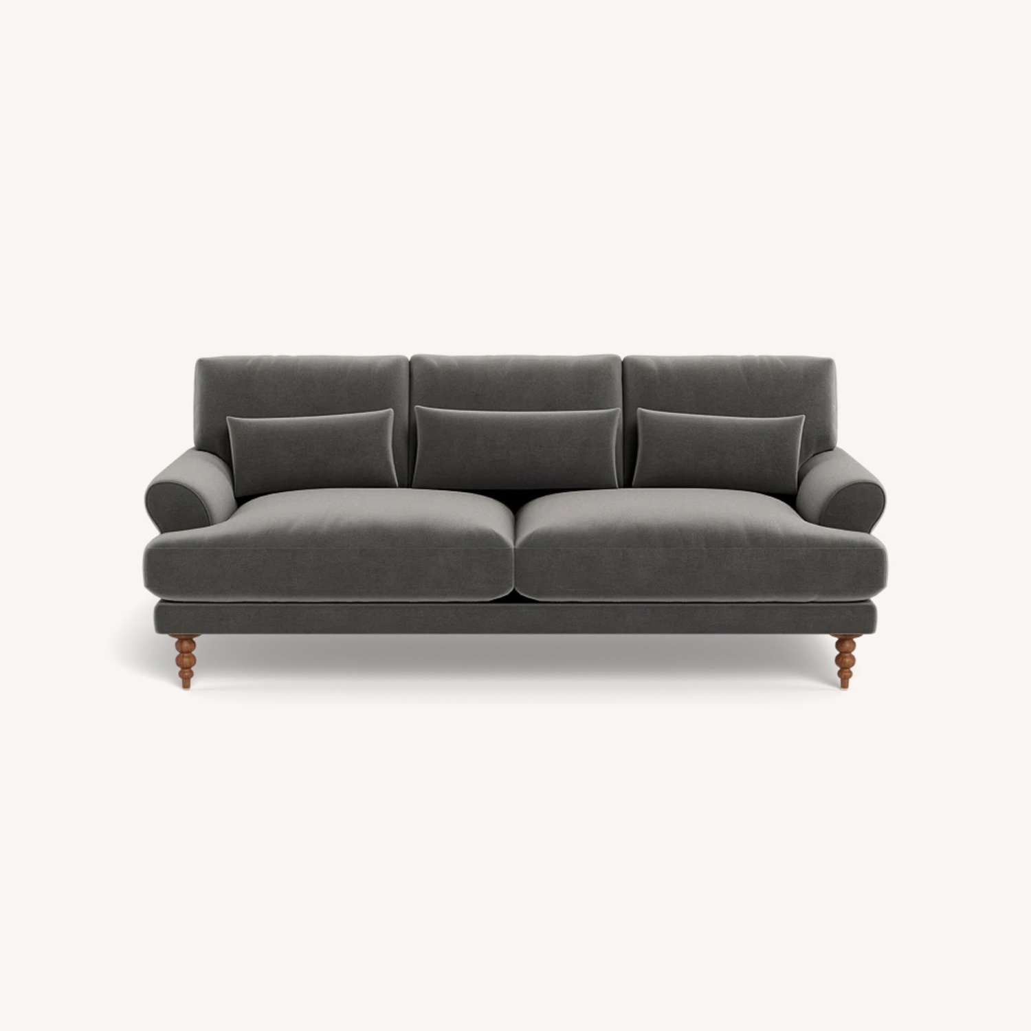 Interior Define Maxwell Blue Fabric Loveseat - image-9