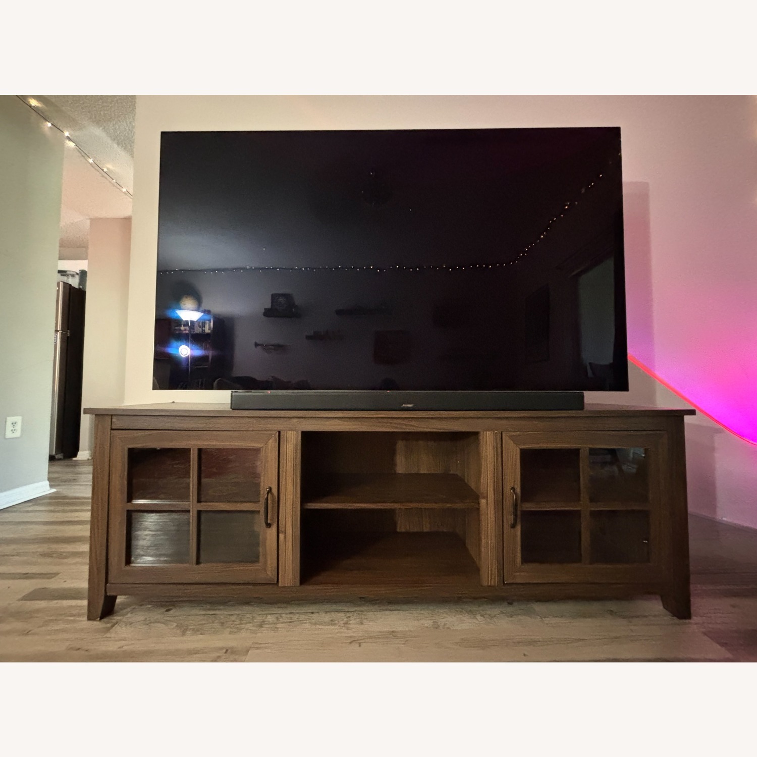 Wayfair Dark Brown Wood Media Storage - image-2