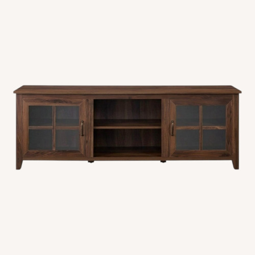 Used Wayfair Dark Brown Wood Media Storage for sale on AptDeco