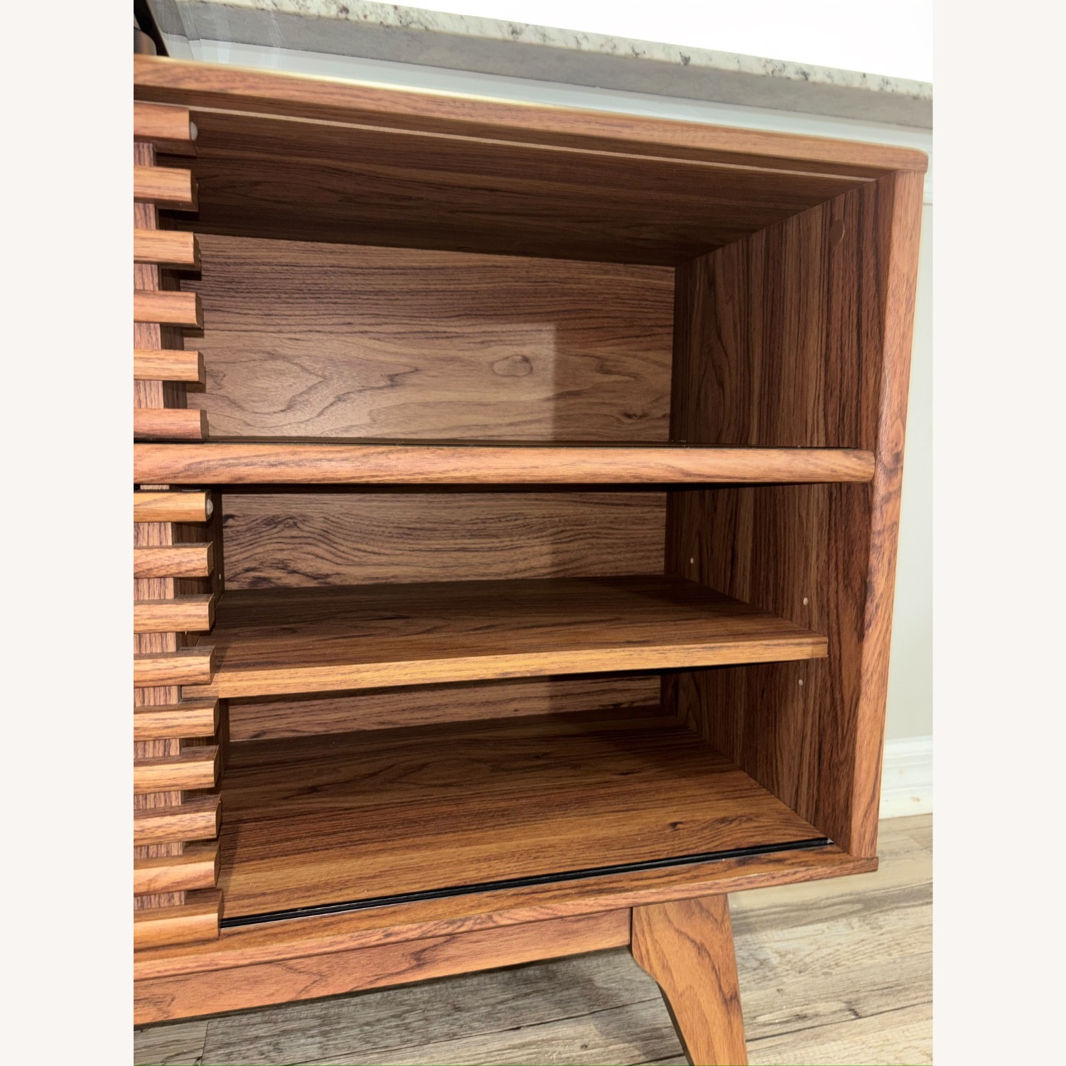 Wayfair Modway Dark Brown Wood Media Storage - image-5