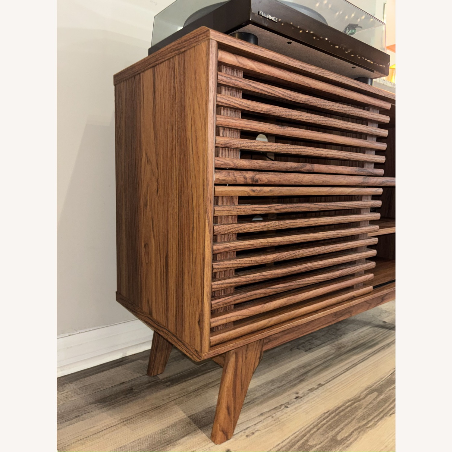 Wayfair Modway Dark Brown Wood Media Storage - image-4