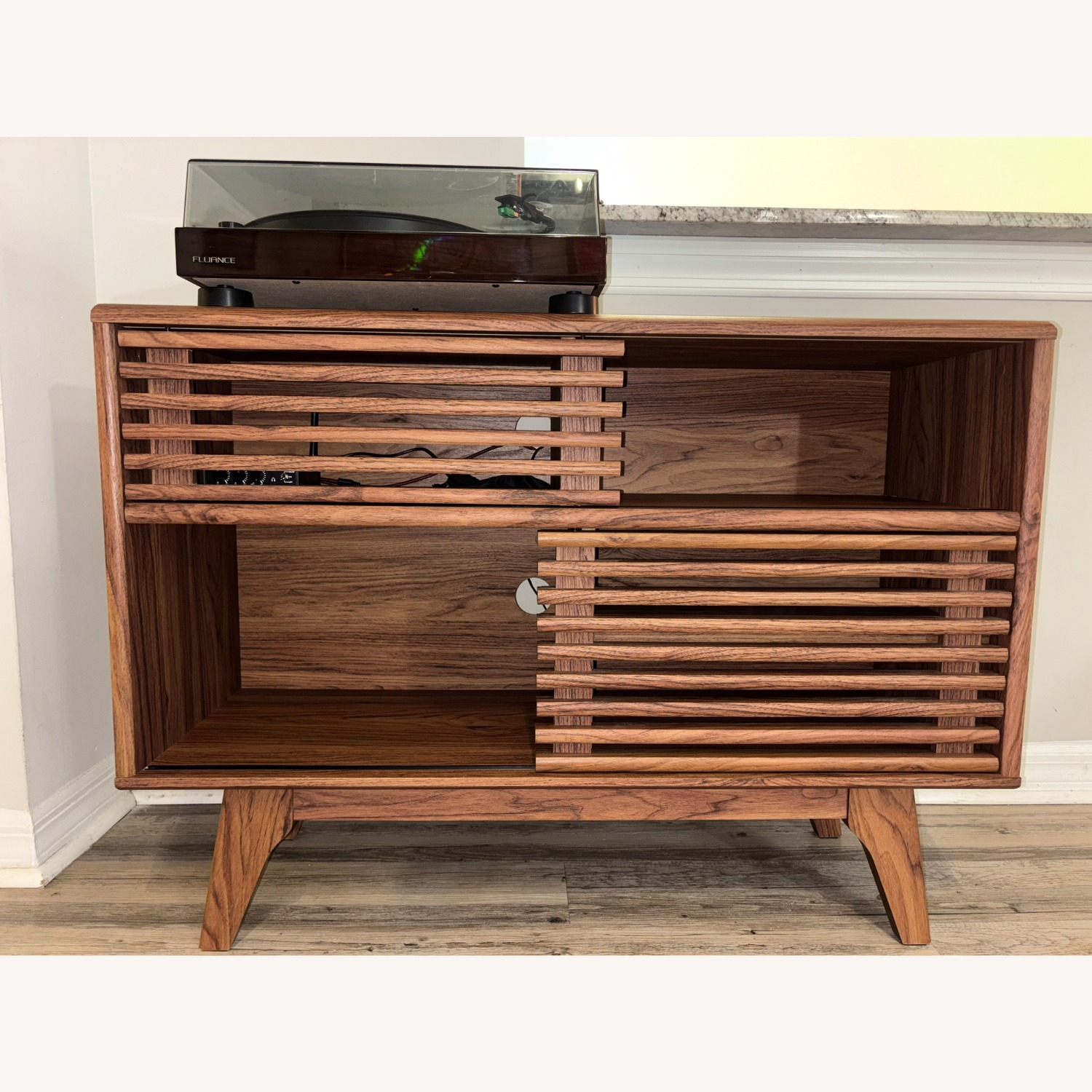 Wayfair Modway Dark Brown Wood Media Storage - image-2