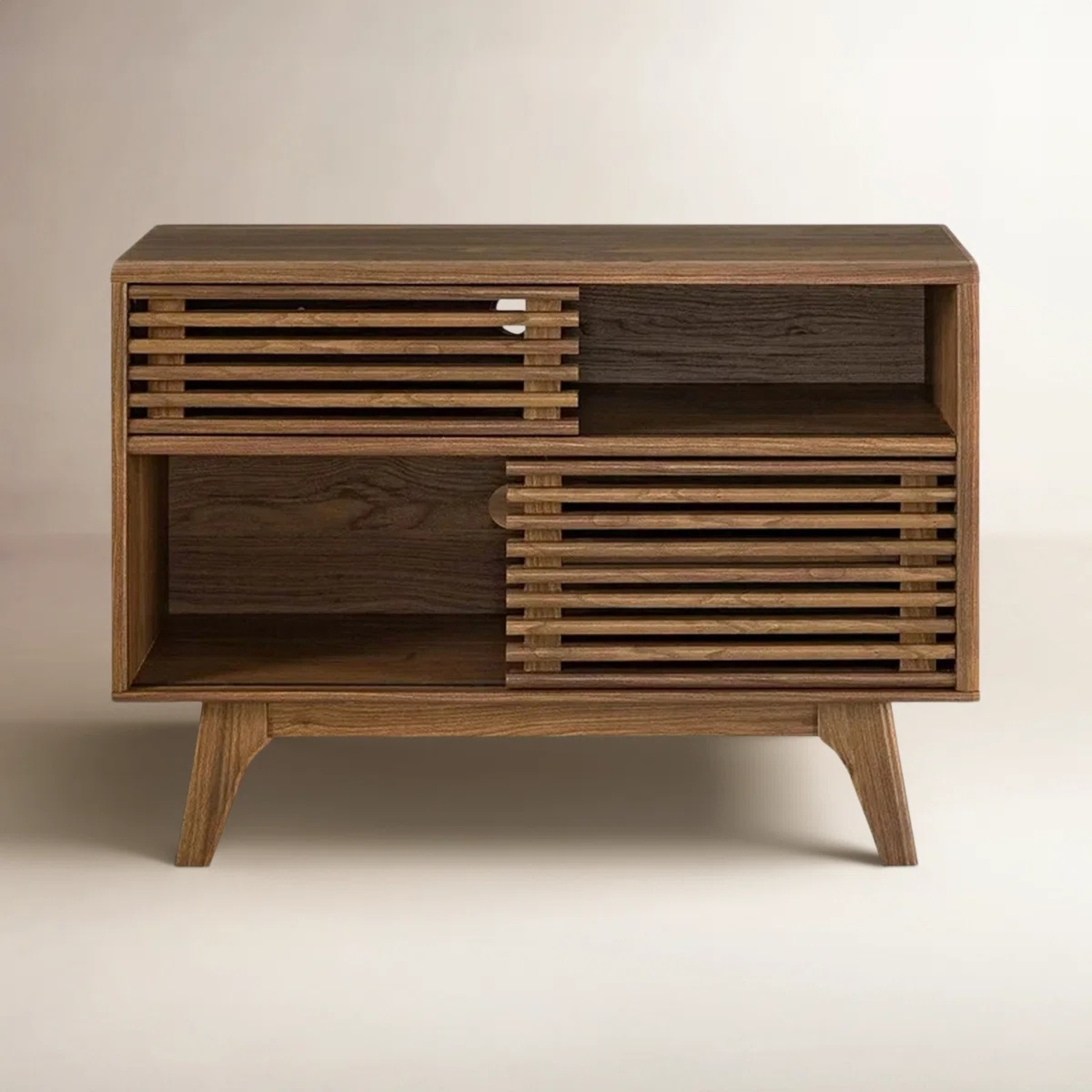 Wayfair Modway Dark Brown Wood Media Storage - image-8