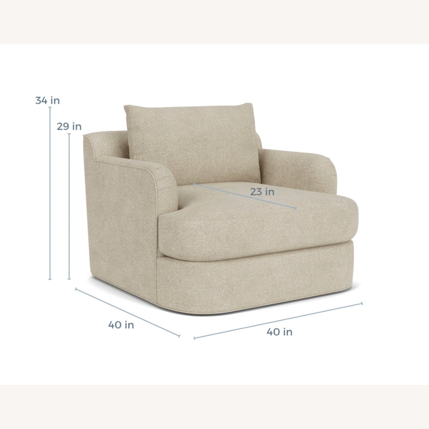 Room & Board Sonja Swivel Chair - image-3