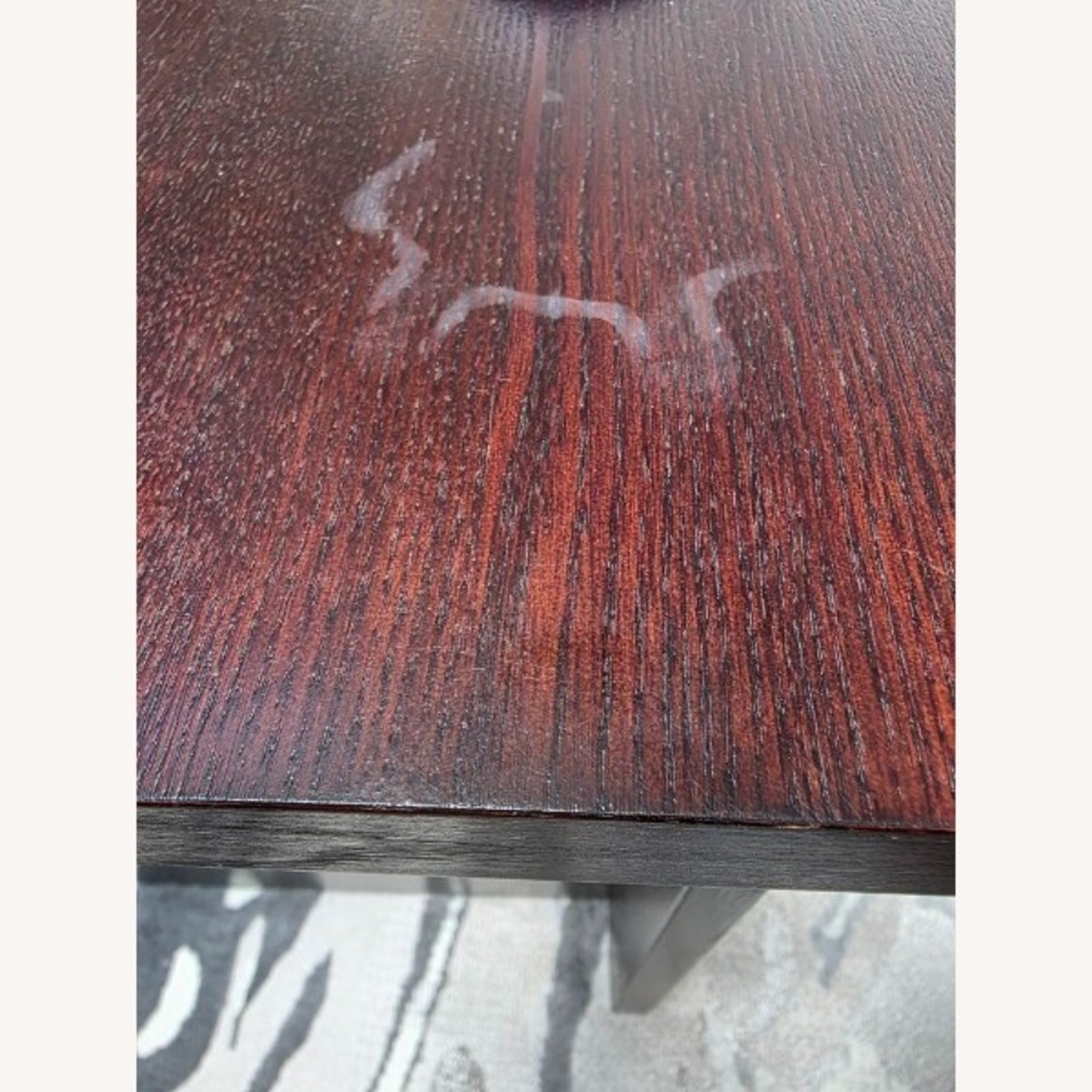 Jordan's Furniture Dark Brown Wood Nightstand - image-3