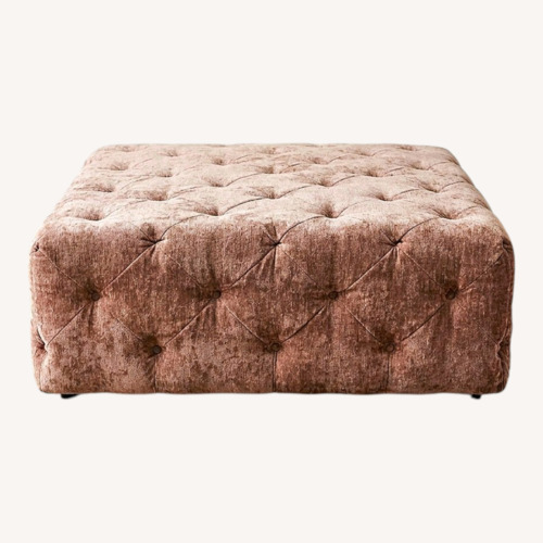 Used Value City Furniture Pink Ottoman for sale on AptDeco