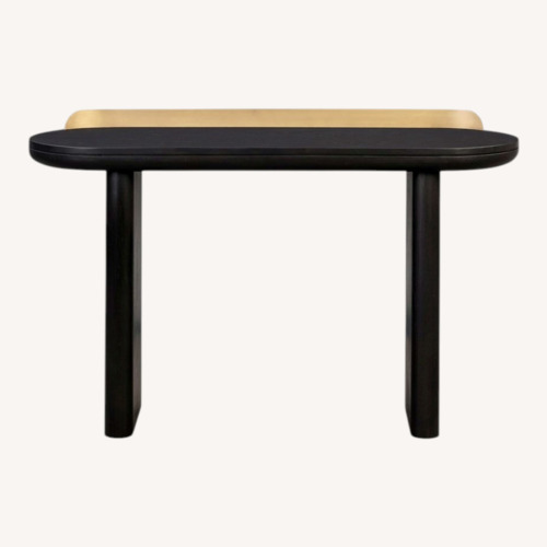 Used TOV Furniture Braden Dark Brown Wood Console Table for sale on AptDeco