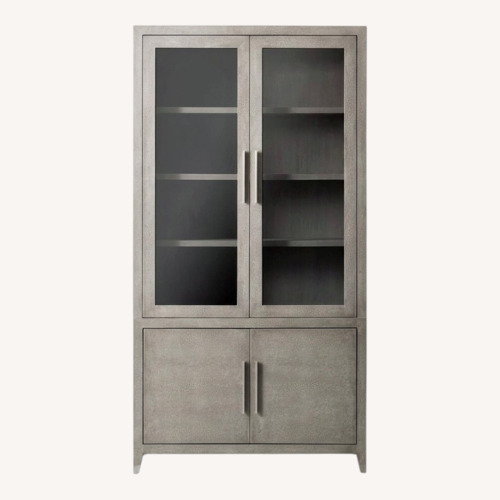Used Restoration Hardware Graydon Shagreen Sideboard and Hutch for sale on AptDeco