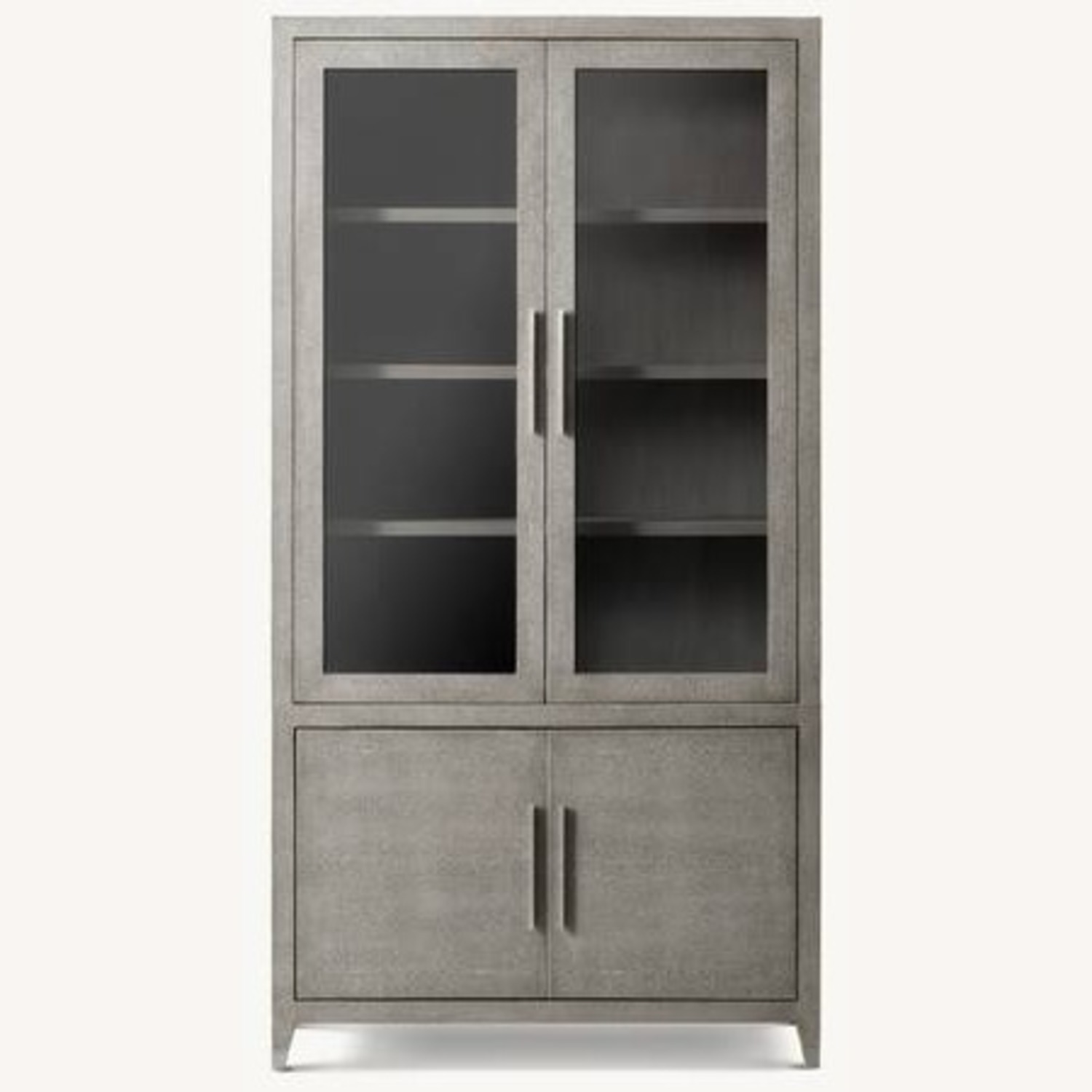 Restoration Hardware Graydon Shagreen Sideboard and Hutch - image-2