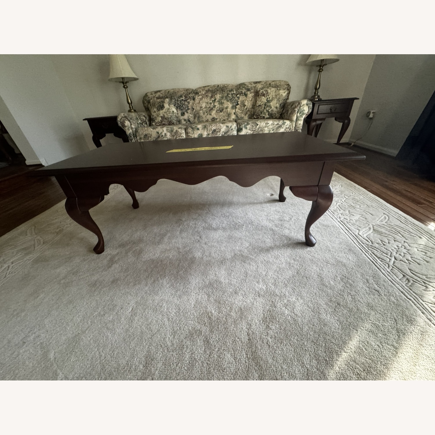 Natural Wood Coffee Table - image-3