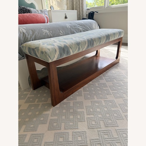 Used Taylor Made Custom Furniture Dark Brown Bench for sale on AptDeco