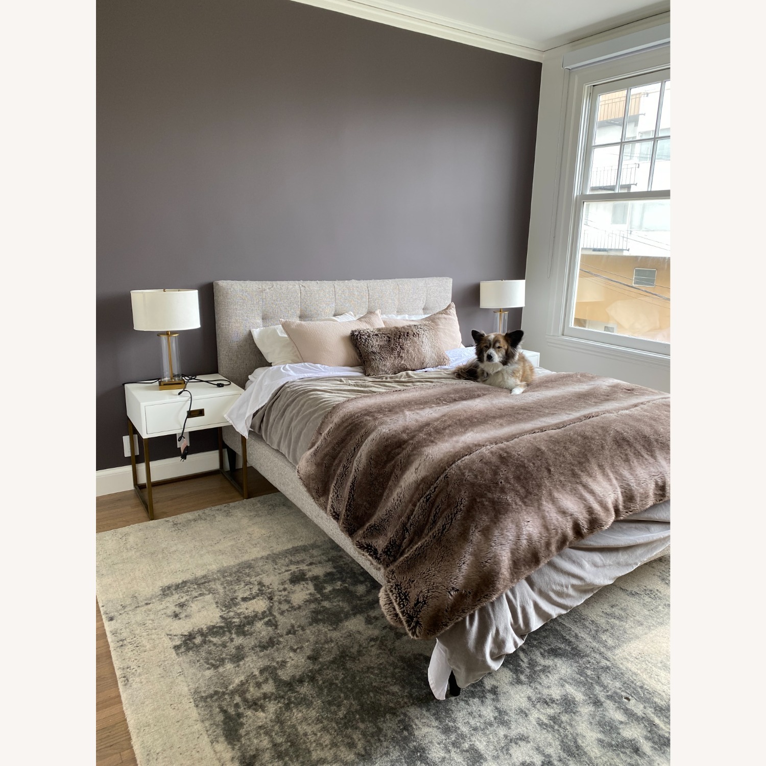 West Elm Distressed Rococo Wool Rug - image-4