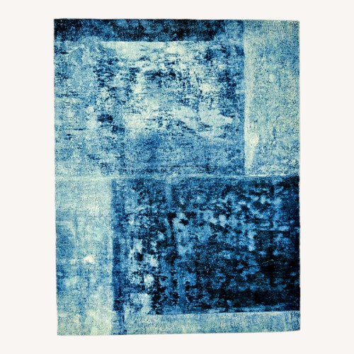 Used West Elm Distressed Rococo Wool Rug for sale on AptDeco