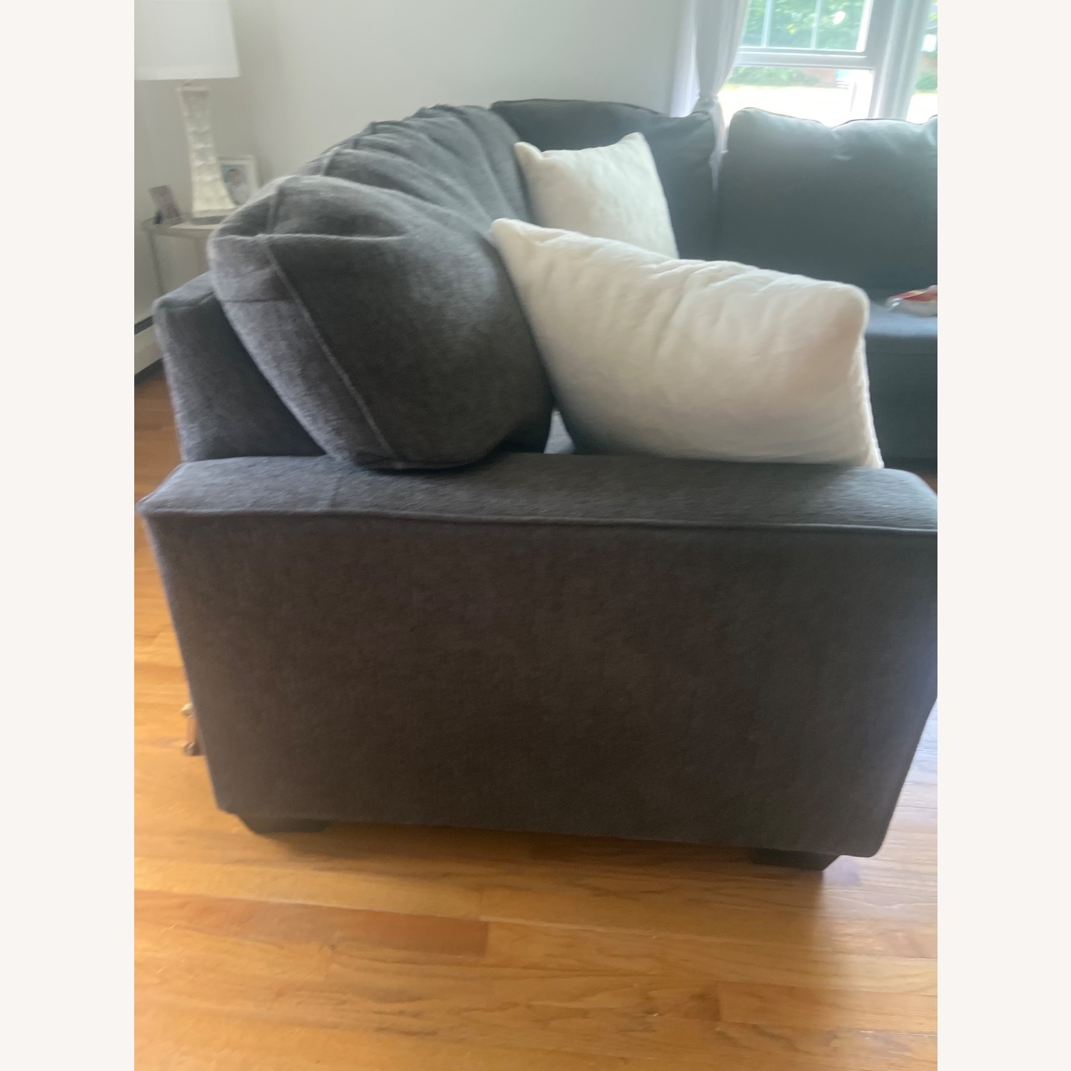 Raymour & Flanigan Dark Gray 3+ Piece Sectional - image-2