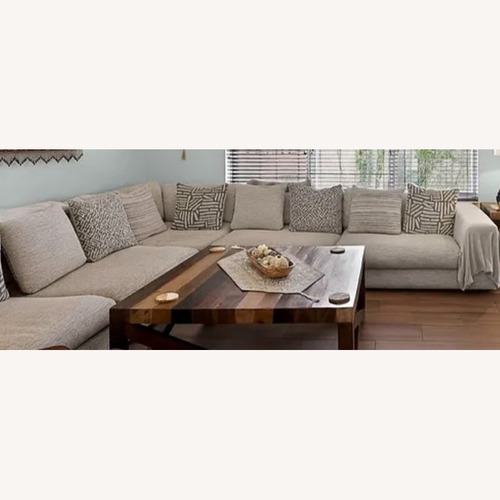 Used Bedford Large Grey Sectional Couch for sale on AptDeco