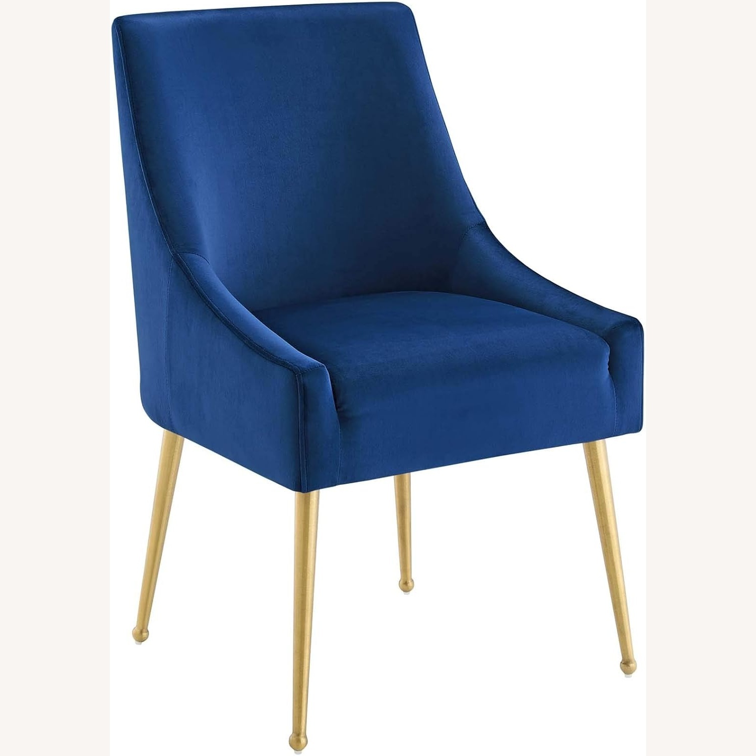 Modway Discern Blue Velvet Dining Chair - image-5