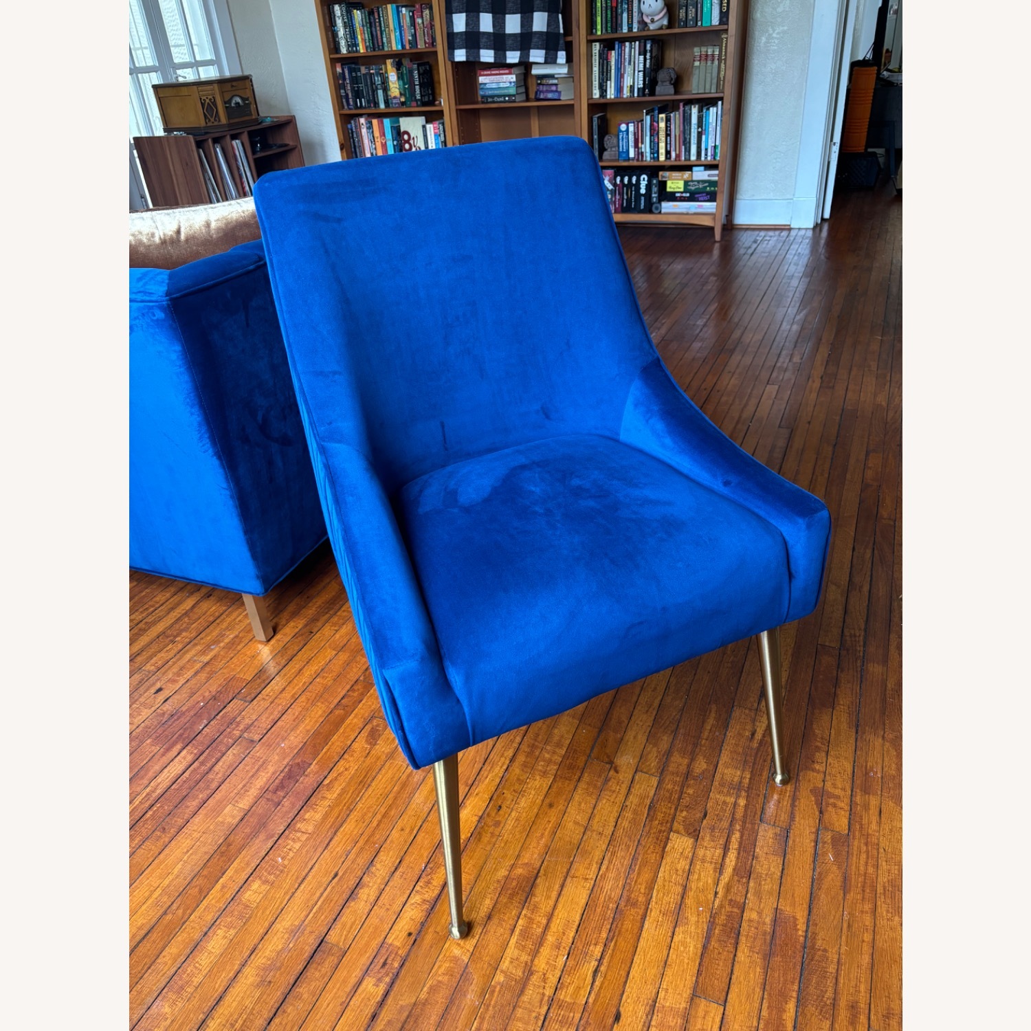 Modway Discern Blue Velvet Dining Chair - image-3