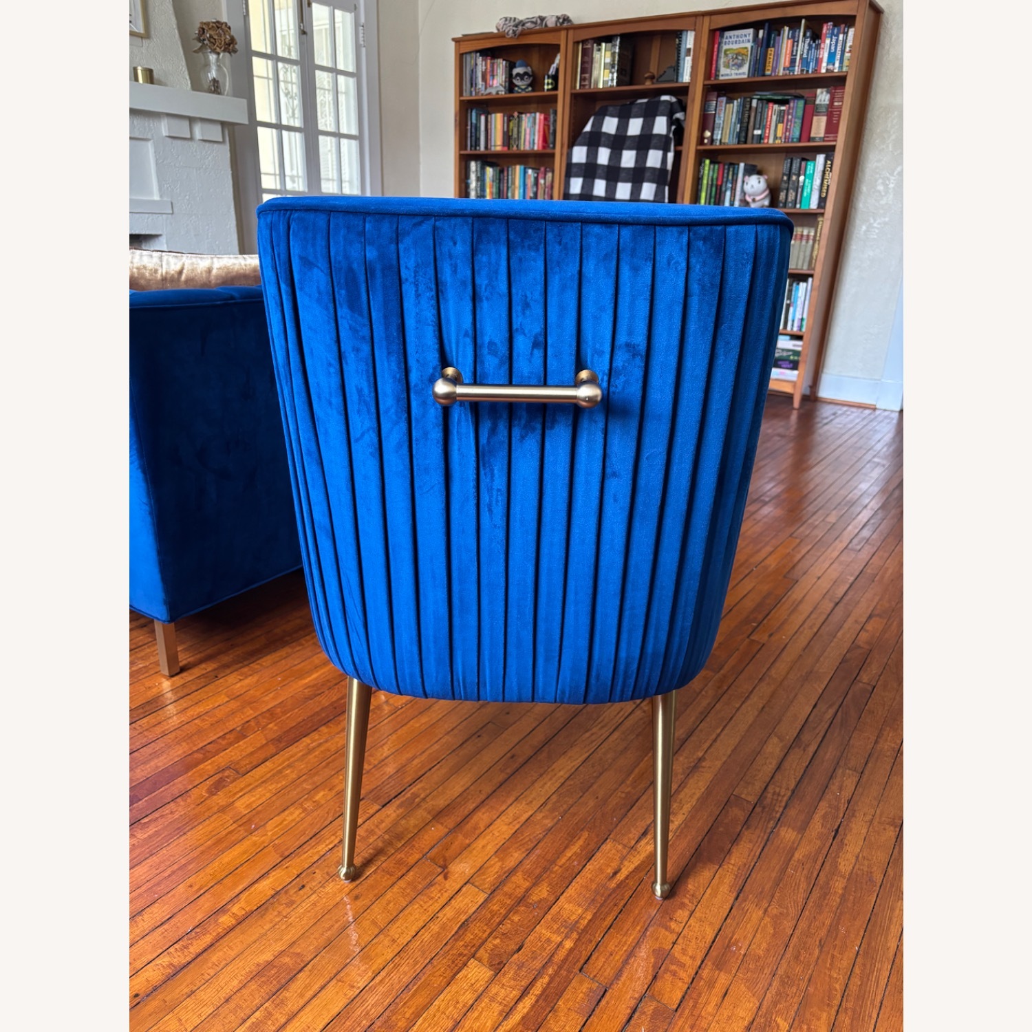 Modway Discern Blue Velvet Dining Chair - image-2