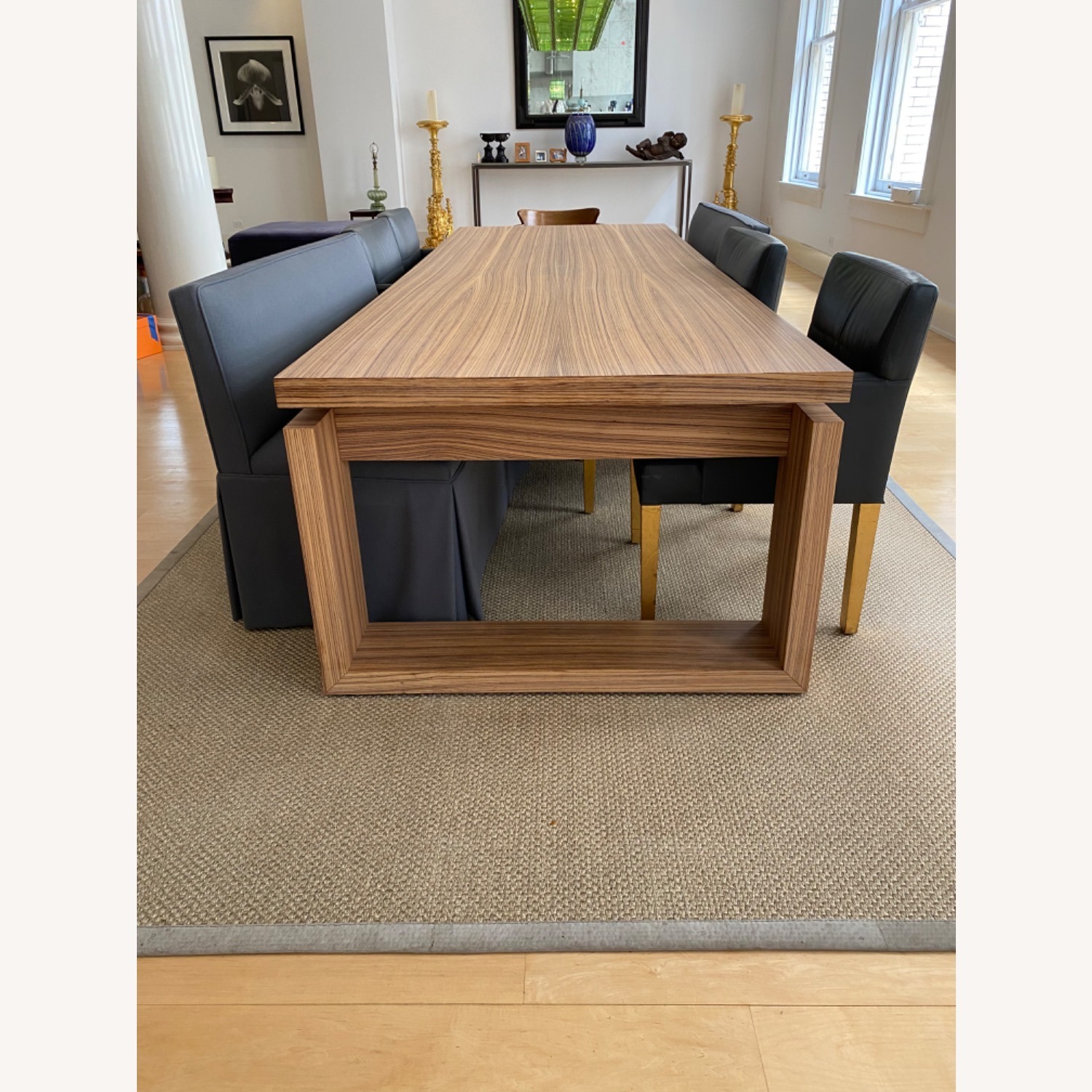 Zebra Wood Dining Table - image-3