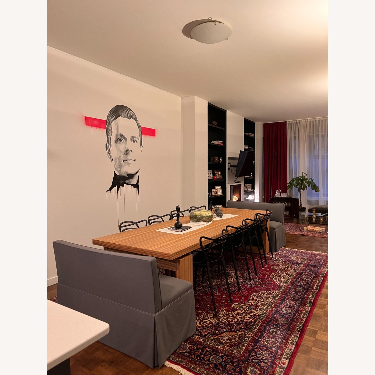 Zebra Wood Dining Table - image-15
