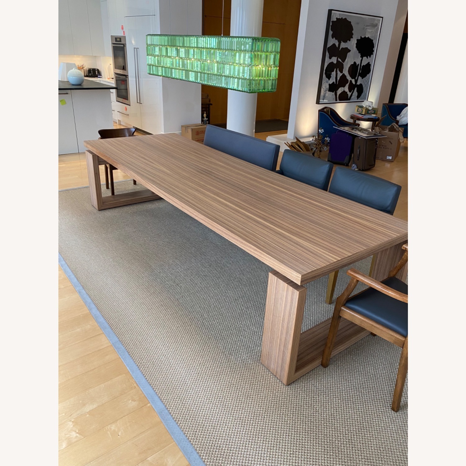 Zebra Wood Dining Table - image-2