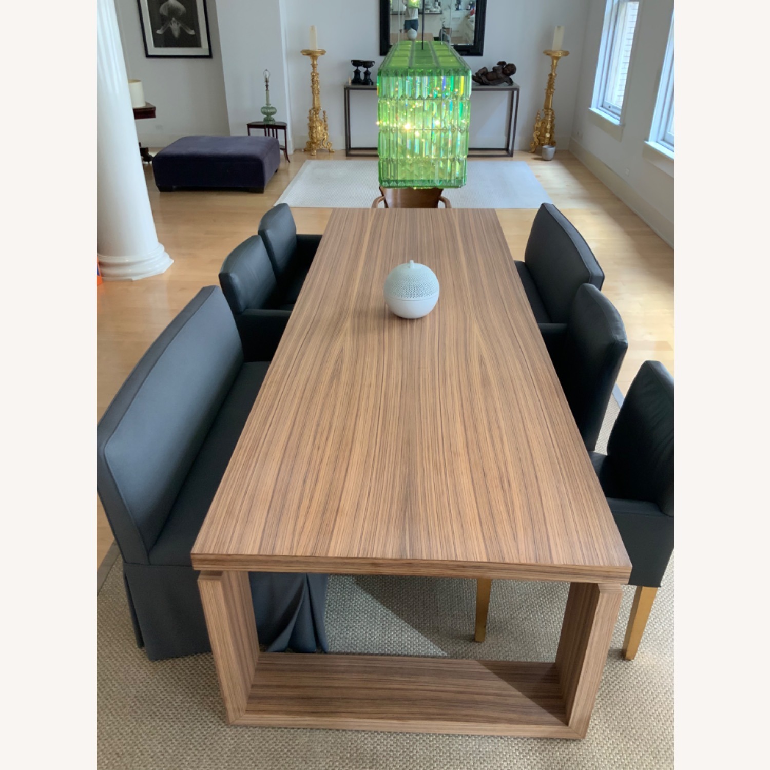 Zebra Wood Dining Table - image-8