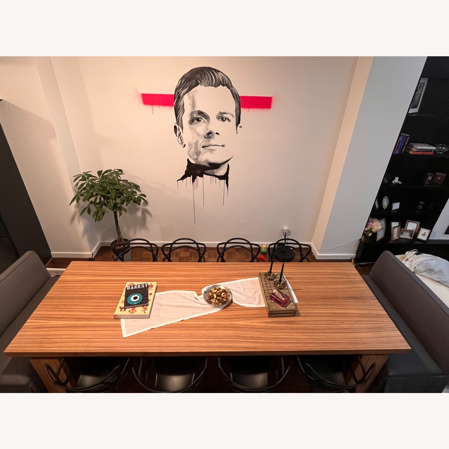 Zebra Wood Dining Table - image-14
