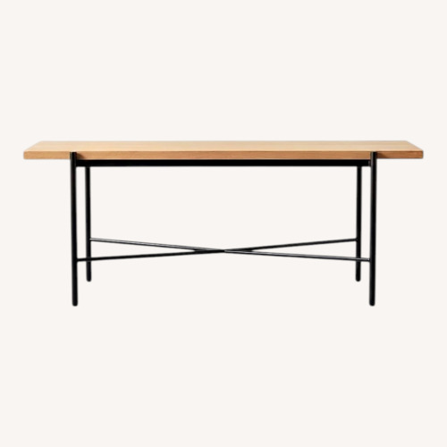 Used Denver Modern Highline Bench with Charcoal Cushion for sale on AptDeco