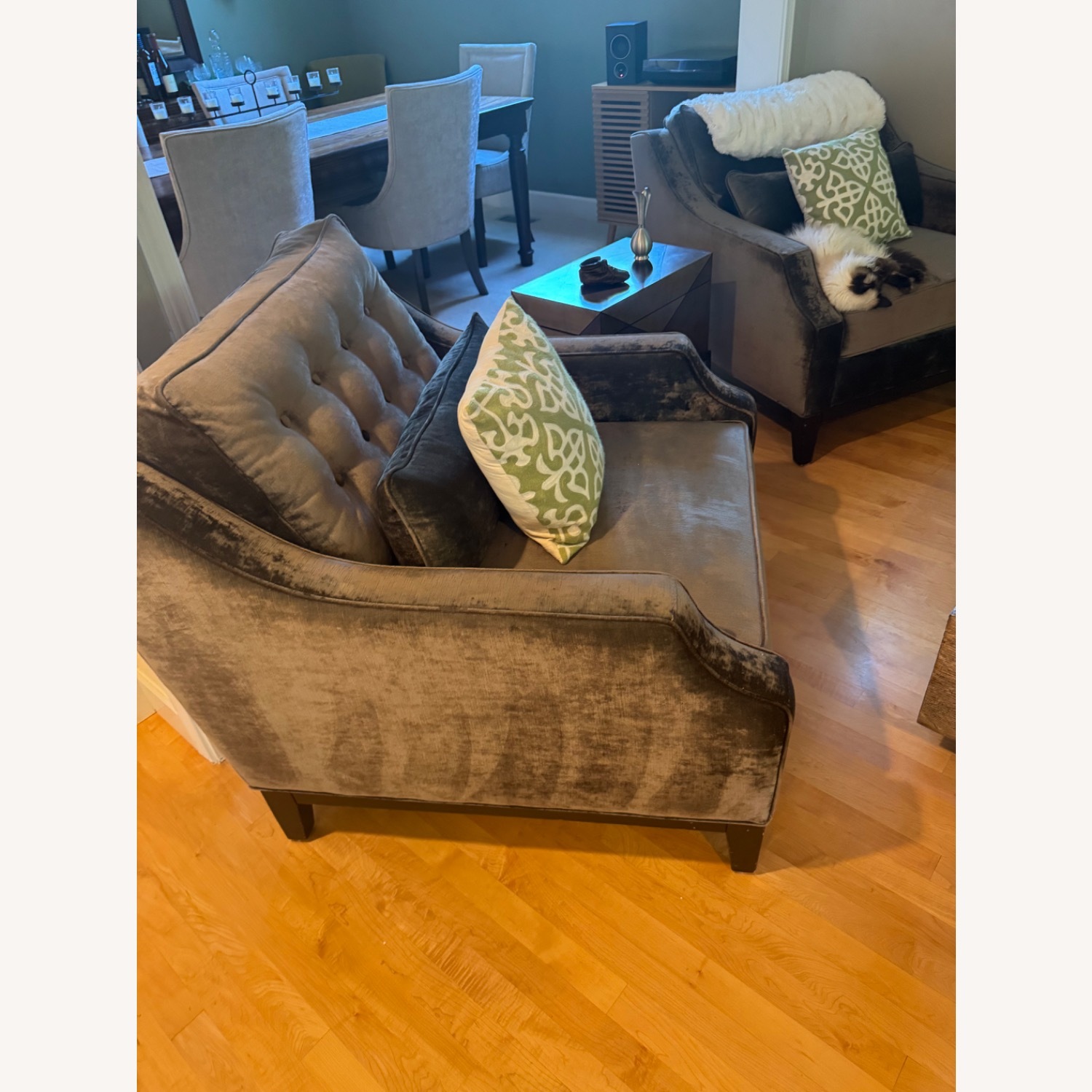 Z Gallery Grey Mushroom Color Chairs  - image-2