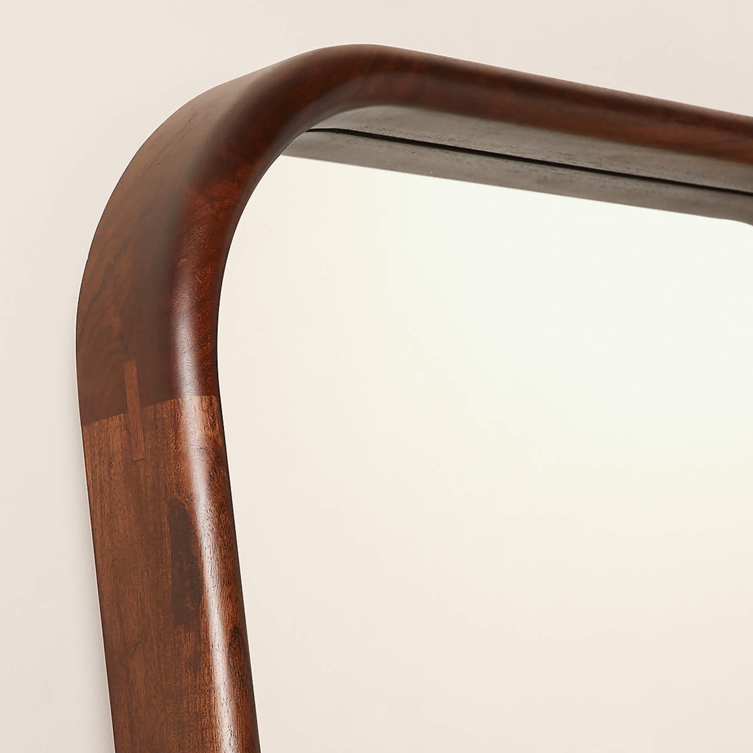 CB2 Saone Acacia Wood Full-Length Floor Mirror 32"X76" - image-4