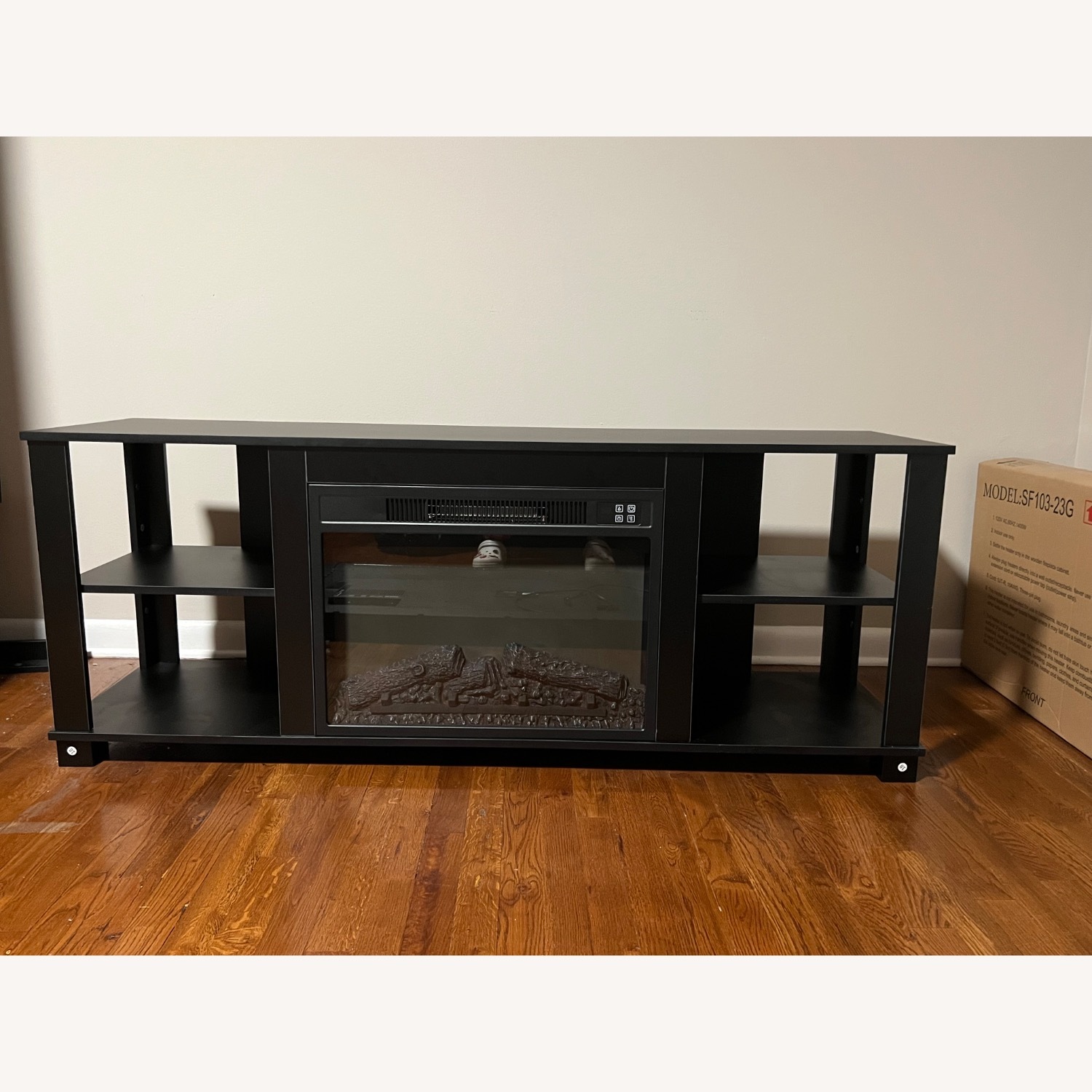 Wade Logan Black Wood Media Storage - image-4