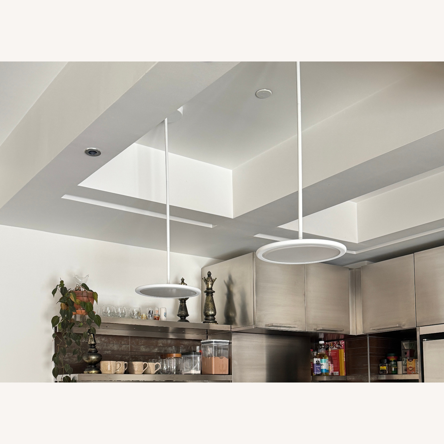 Room & Board Esso Soft White Pendants Set of 2 - image-2
