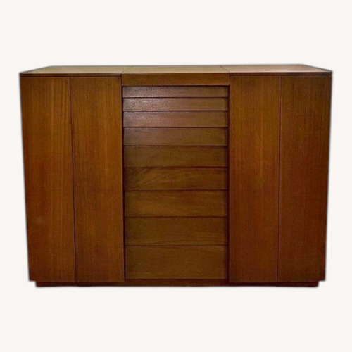 Used Vintage/Antique Dark Brown Wood Dresser for sale on AptDeco