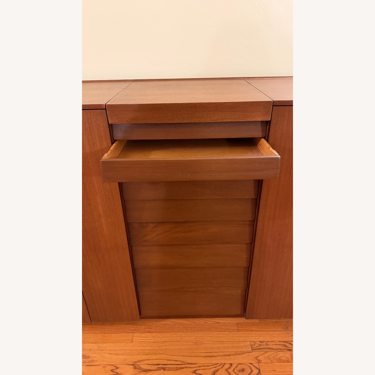 Vintage/Antique Dark Brown Wood Dresser - image-8