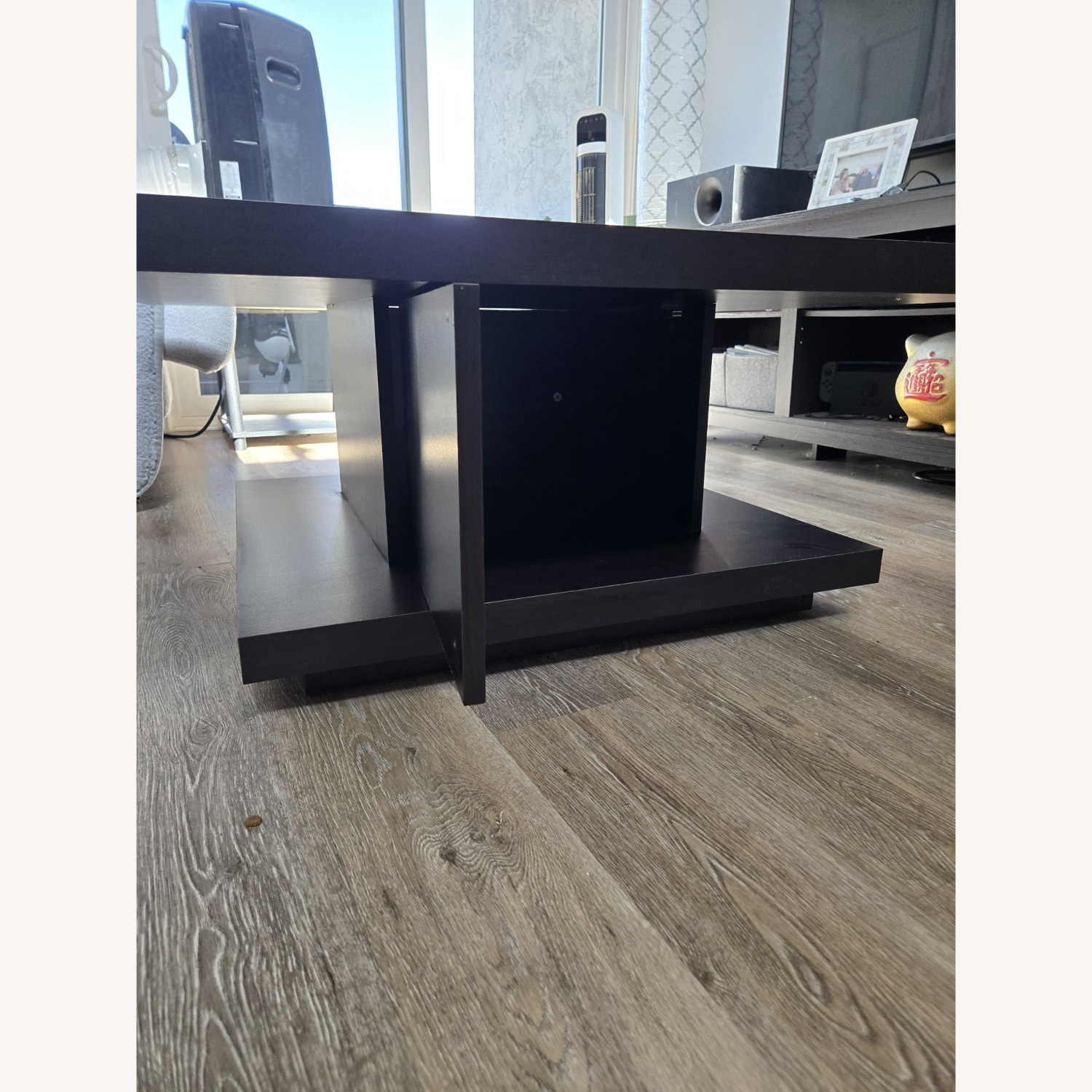 Black Wood Coffee Table - image-3