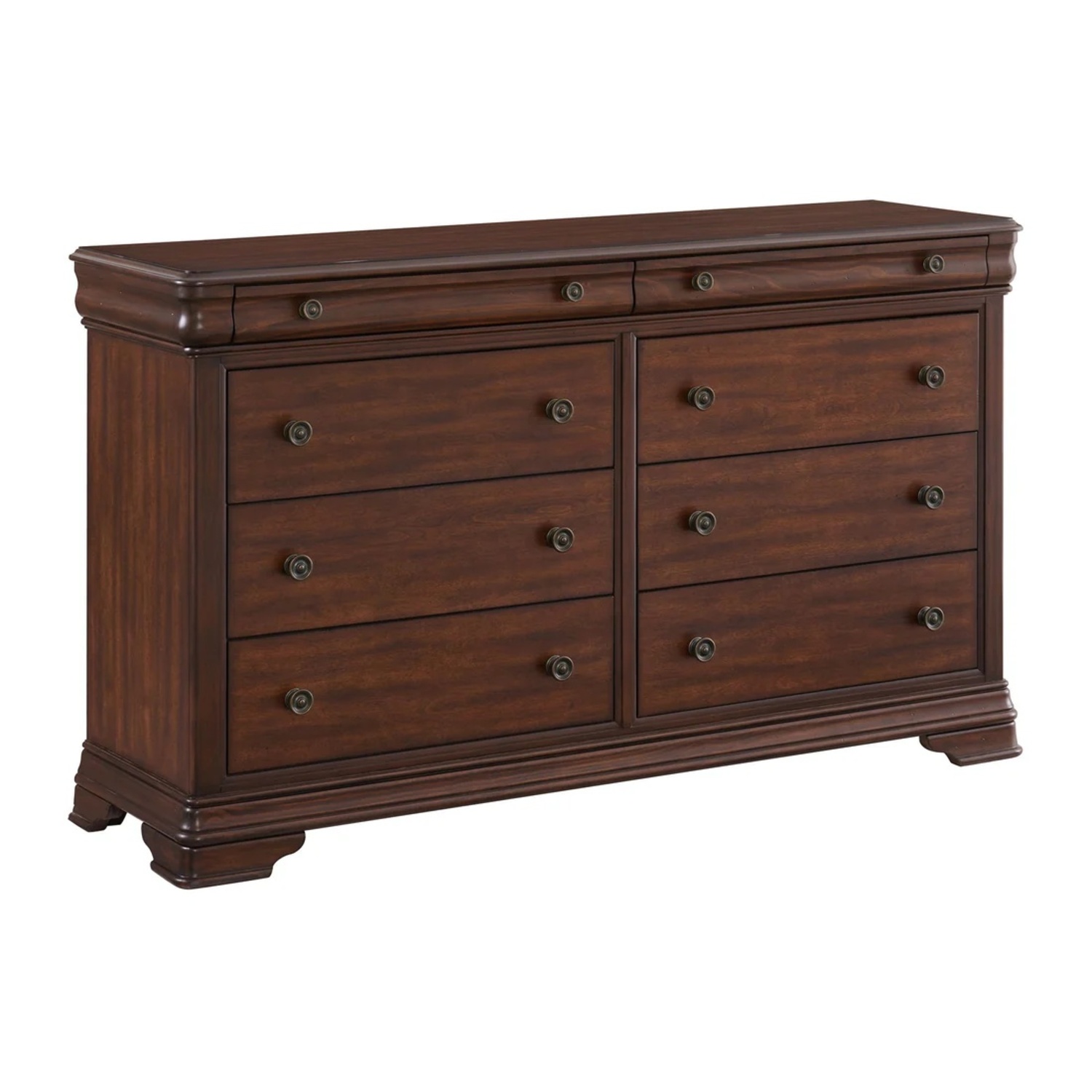 Bloomingdale's Dark Brown Wood Dresser - image-4