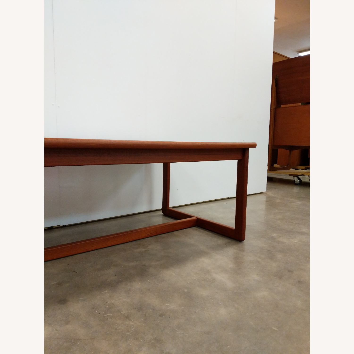 Vintage Danish Modern Teak Coffee Table by Toften - image-7