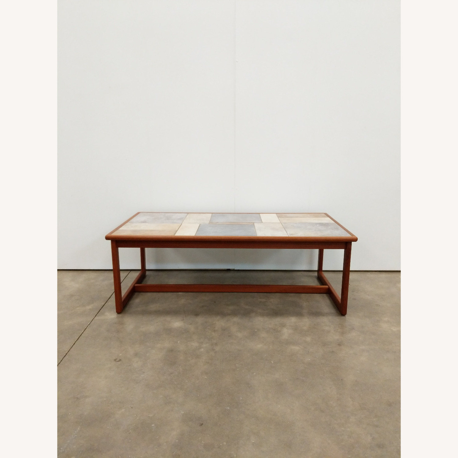 Vintage Danish Modern Teak Coffee Table by Toften - image-1