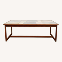 Vintage Danish Modern Teak Coffee Table by Toften