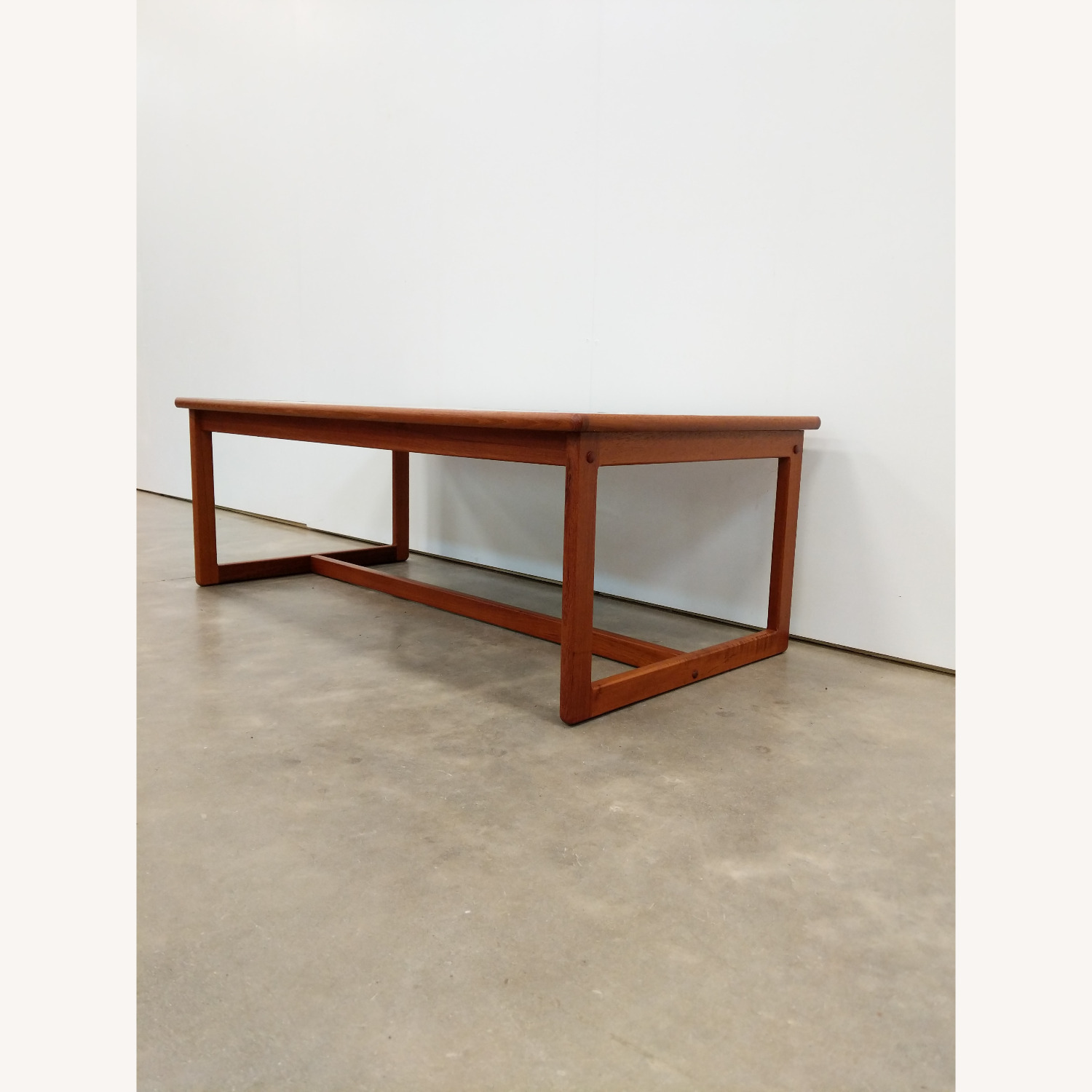 Vintage Danish Modern Teak Coffee Table by Toften - image-3