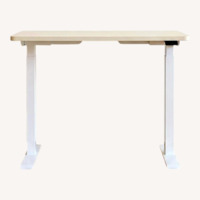 Branch Light Brown Wood Desk